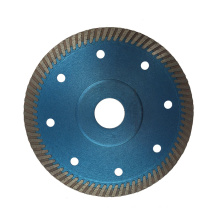 Hot Press 5inch diamond turbo saw blade for cutting tile with reinforced center